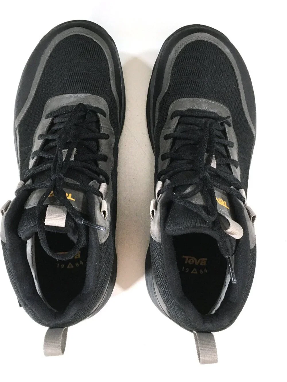 Teva Ridgeview Mid RP Hiking Boots Mens Size 11.5 Black Gray 1116626